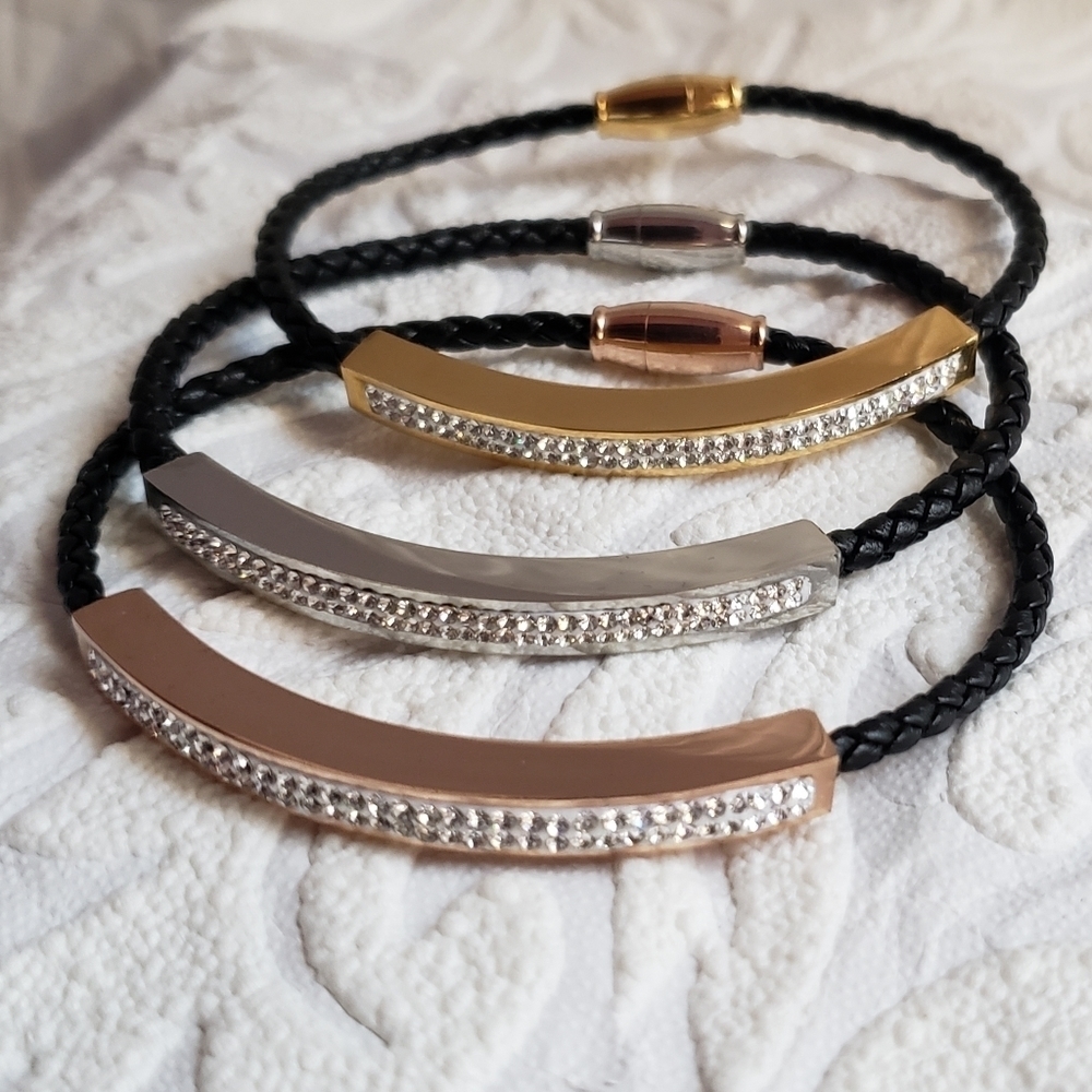 Lesa Michele Swarovski Bracelet Set